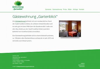 Website gartenblick